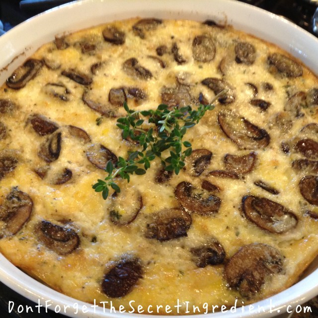 Mushroom and Thyme Frittata