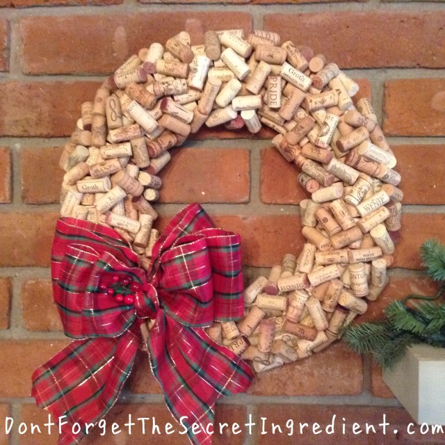 DIY Cork Wreath