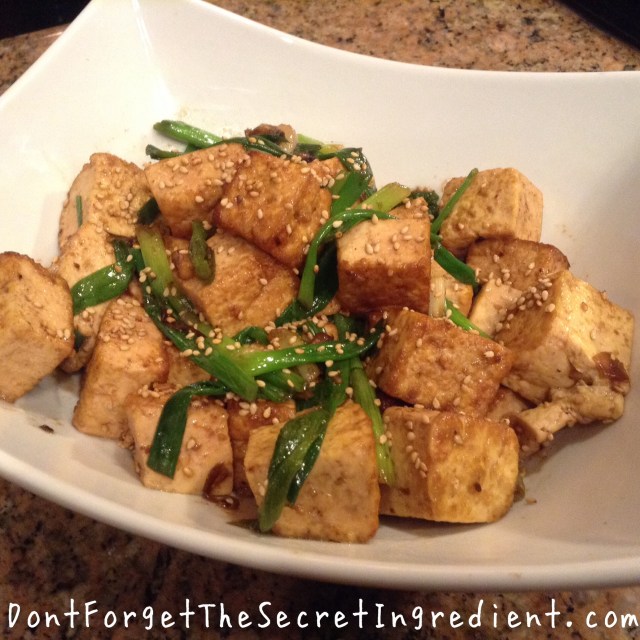 stir fried tofu