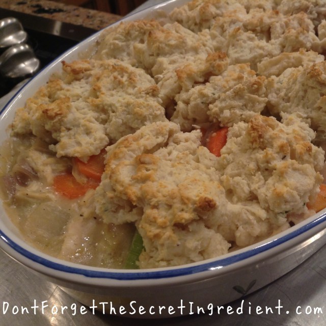 Chicken and Sage Biscuit Pot Pie