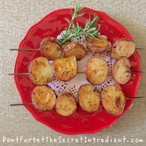 roasted potatoes with garlic and rosemary