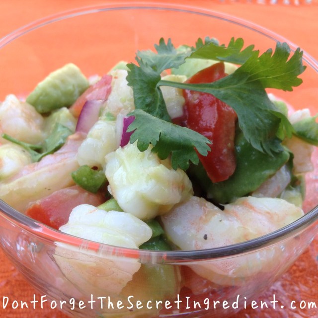 Zesty Lime Avocado and Shrimp Salad