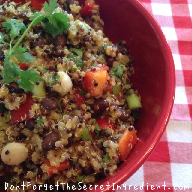 mango black bean quinoa salad