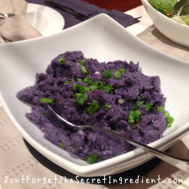 Purple Mashed Potatoes